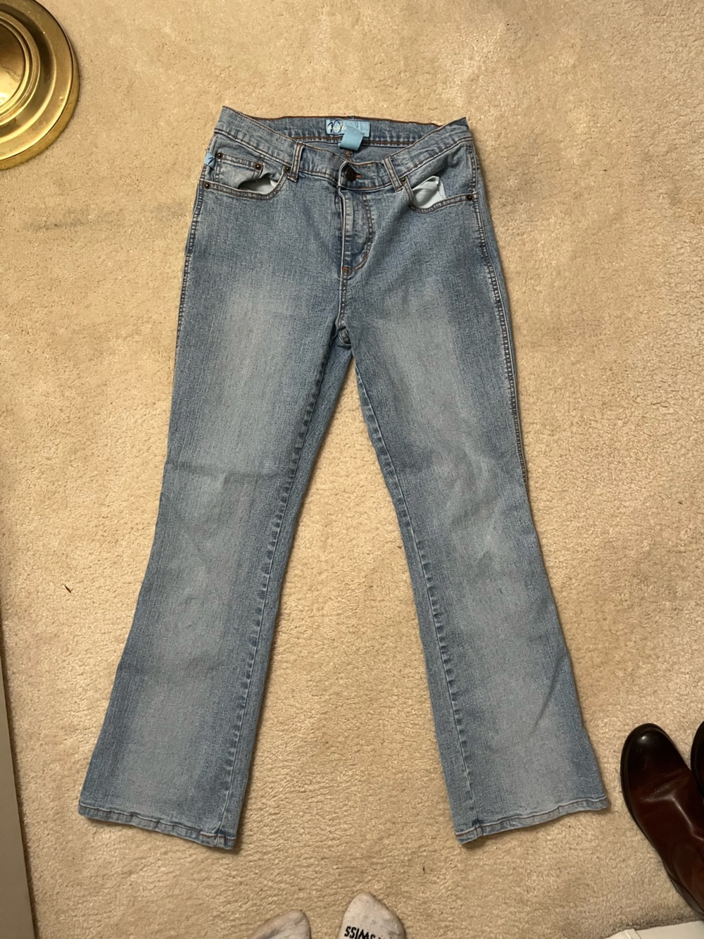 Straight-Leg Women’s Jeans in Light Blue